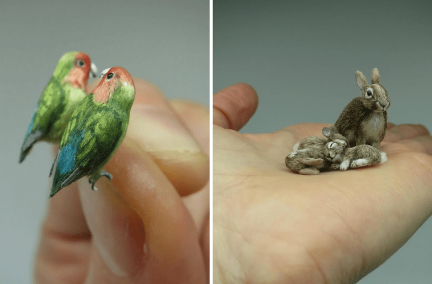  Ces sculptures d’animaux miniatures sont presque trop adorables pour être réelles – Geek Univers – Geek | Fanart | Cosplay | Pokémon Go | Mèmes geek