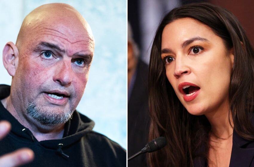  John Fetterman revient sur Alexandria Ocasio-Cortez au milieu de la guerre civile de Dems