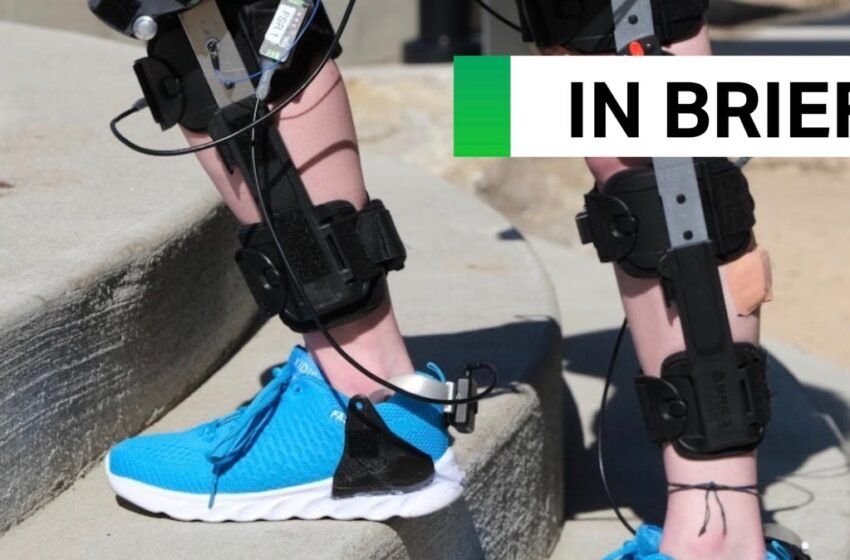 Cet exosquelette robotique du genou est fabriqué à partir de crottes de consommation et de moteurs de drones
