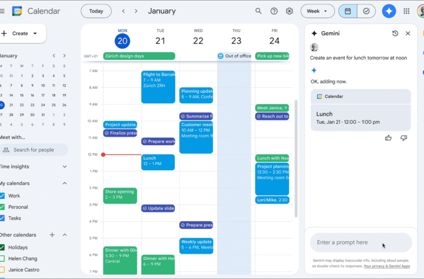  Gemini arrive au calendrier Google, voici comment cela fonctionnera et comment l’essayer maintenant