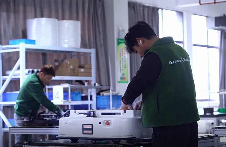  Forwardx New Improduction Installation pour produire 5 000 robots mobiles par an