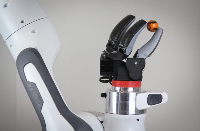 Le capteur en forme de doigt permet des robots plus dextères