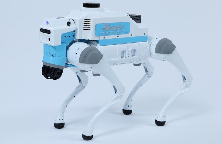 Le chien robotique de FoxLink et Luminys comprend la technologie Nvidia et Sync.