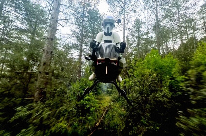  Ce vélo de speeder réel ressemble à un piège à mort terriblement amusant