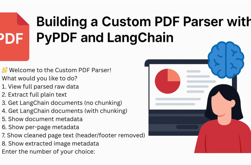  Construire un analyseur PDF personnalisé avec PYPDF et Langchain
