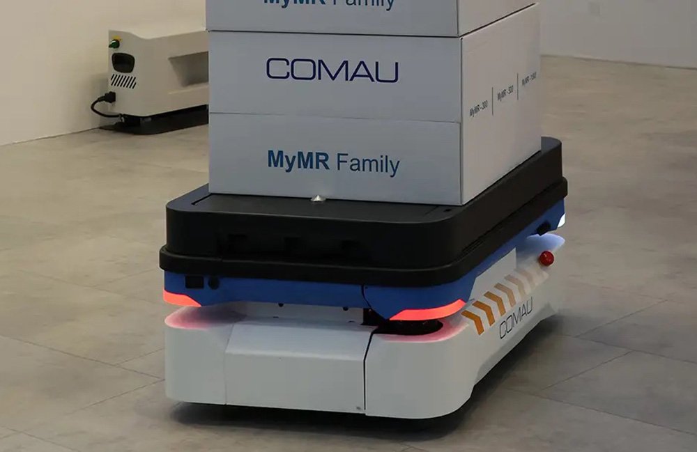 Comau a fait ses débuts sur son robot mobile autonome MYMR à Automatica 2025.