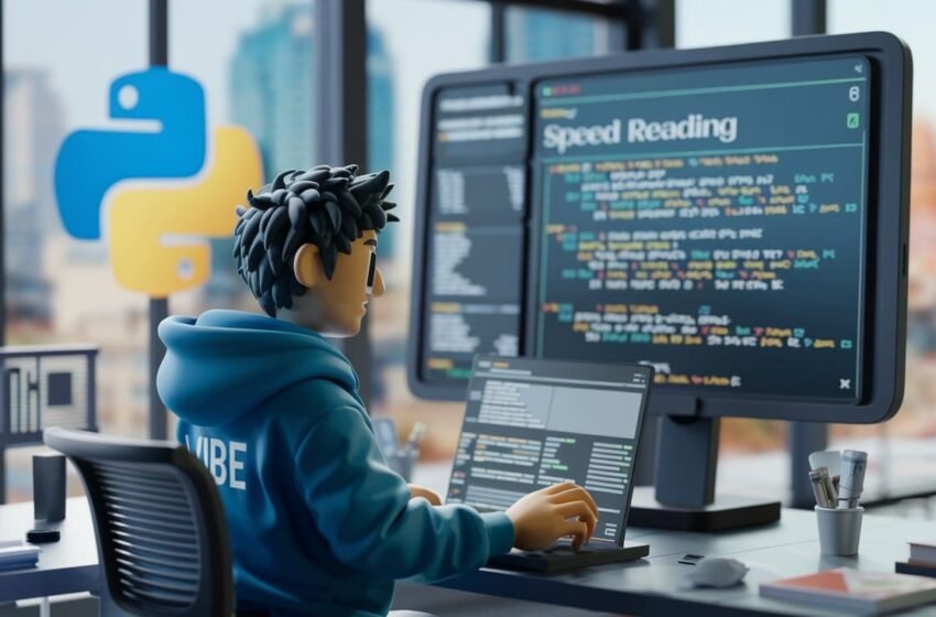  Ambiance codant une application de lecture de vitesse avec Python en seulement 15 minutes