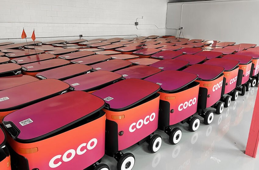 CoCo Robotics augmente 80 millions de dollars pour les robots de livraison de trottoir à l’échelle
