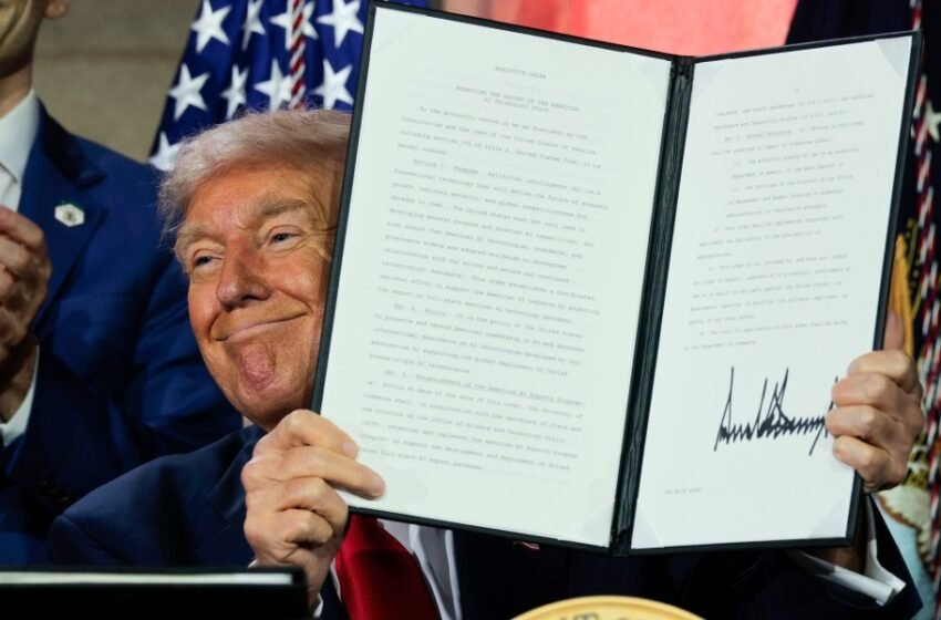 Ce que vous avez peut-être manqué dans le plan d’action de l’IA de Trump