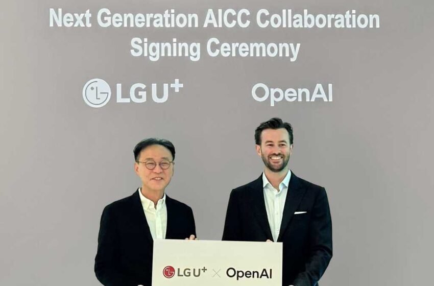  Lg 유플러스, 오픈 Ai 기술 활용해 에이전틱 AICC 개발 ··· «B2B AI 시장 공략할 것 것»