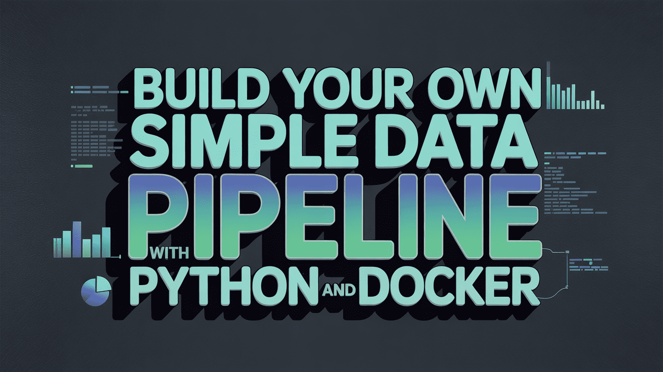 Créez votre propre pipeline de données simple avec Python et Docker
