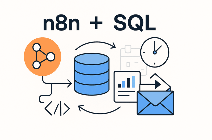 Automatiser les workflows SQL avec N8N: Rapports de base de données planifiés par e-mail