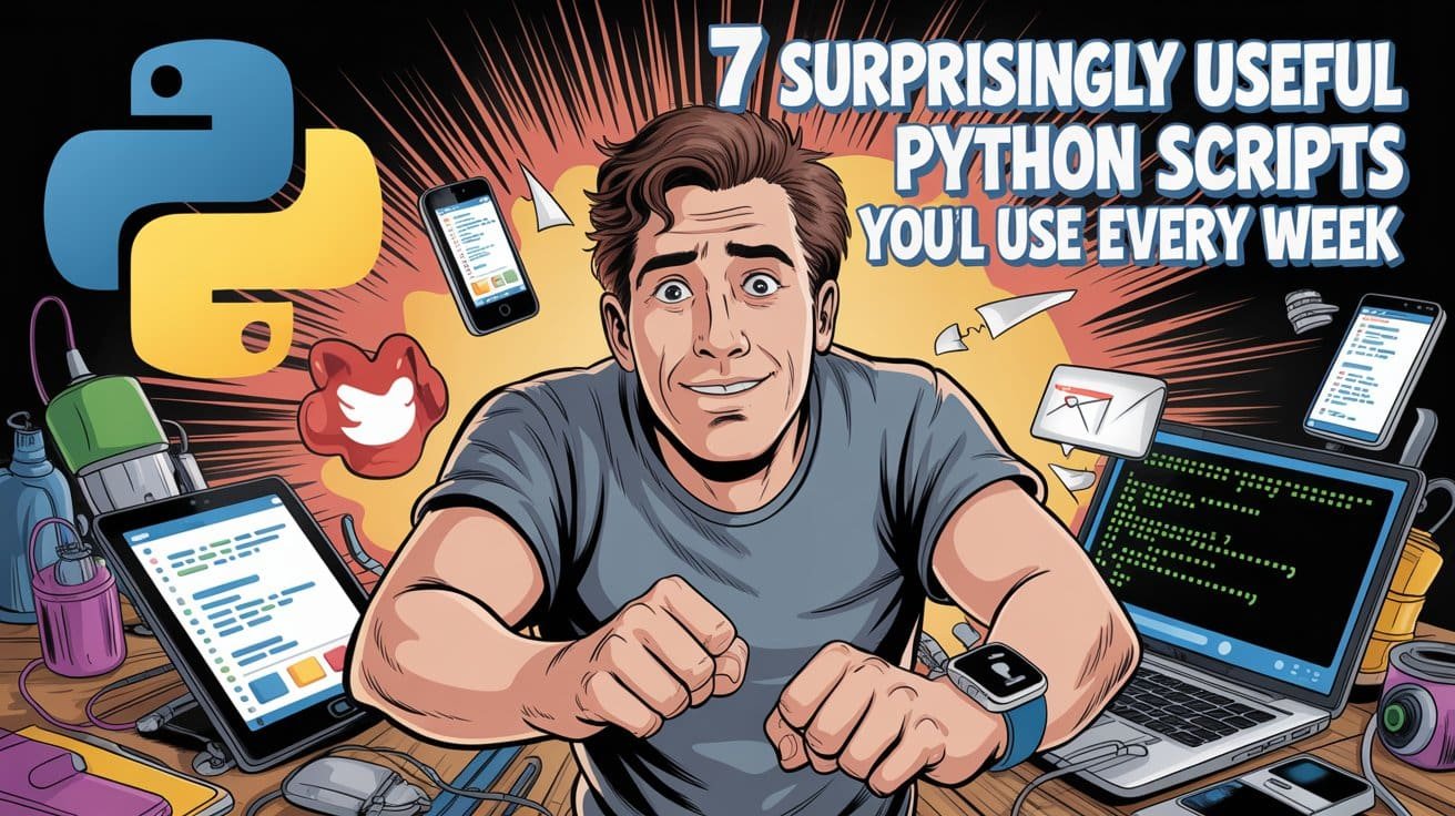 7 Scripts Python étonnamment utiles que vous utiliserez chaque semaine