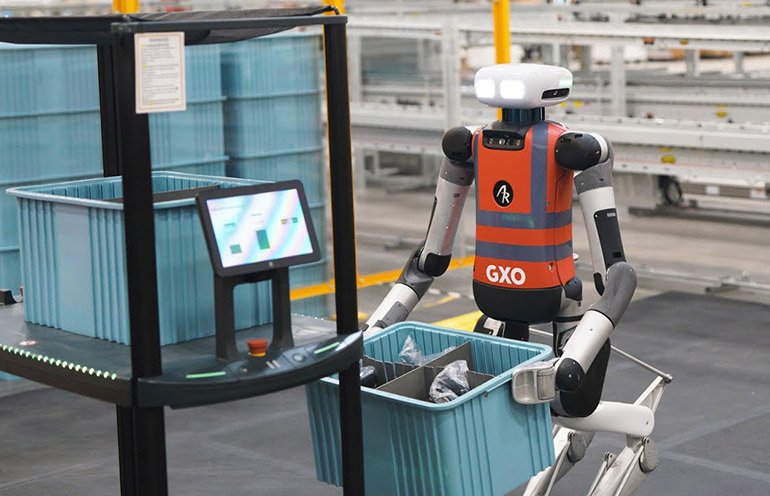 Le chiffre humanoïde est en essais avec GXO et Spanx. Source: Agility Robotics