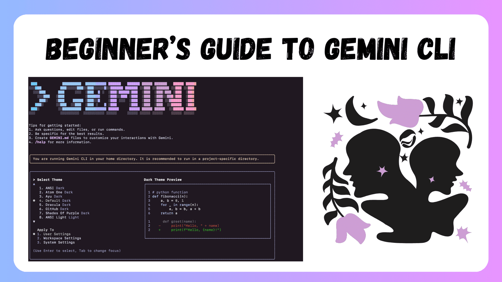 Guide du débutant pour Gemini CLI