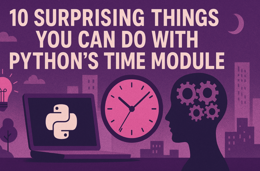  10 choses surprenantes que vous pouvez faire avec le module Time de Python