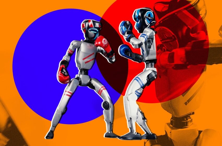  Nous devons admettre que cette vidéo de deux petits robots se frappant avec des gants de boxe est assez génial